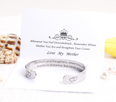 To My Mother or Daughter Bangle - SARAH'S WHISPER