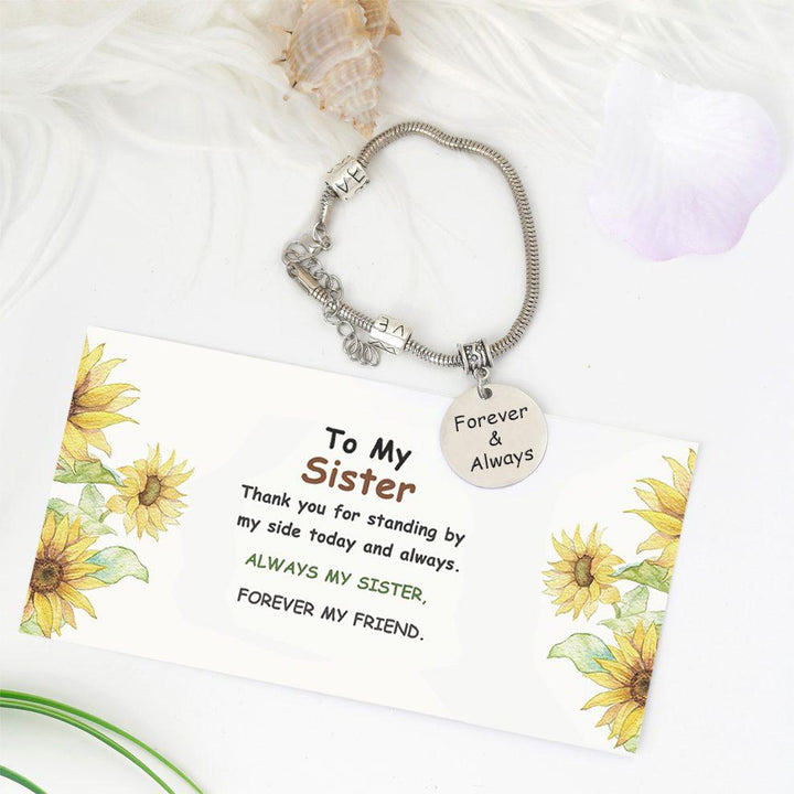 [Multiple Family Members] To Your Granddaughter/Bonus Daughter/Friend/Sister/Daughter/Aunt/Mom Bracelet - Full Of Love - SARAH'S WHISPER