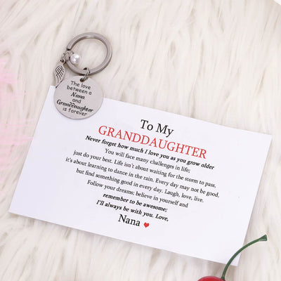 To My Granddaughter "The love between a Nana and Granddaughter is forever" Chain - SARAH'S WHISPER