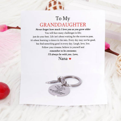 To My Granddaughter "The love between a Nana and Granddaughter is forever" Chain - SARAH'S WHISPER