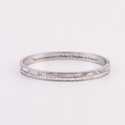 To My Daughter "The Love between a Mother & Daughter is Forever" Bracelet - SARAH'S WHISPER