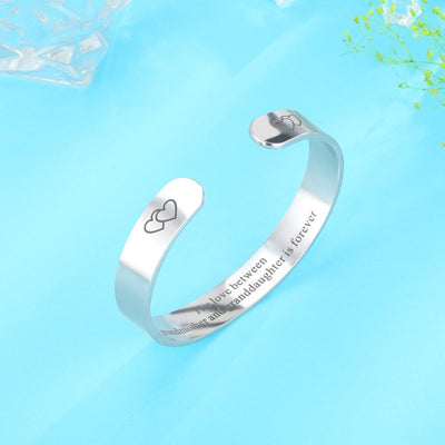 To My Granddaughter "The Love Between Grandmother And Granddaughter is forever" Bracelet - SARAH'S WHISPER
