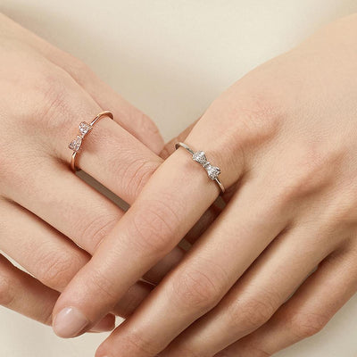 "You are beautiful" Bowkont Ring [🎀 Ring +💌 Gift Card + 🎁 Gift Bag + 💐 Gift Bouquet] - SARAH'S WHISPER