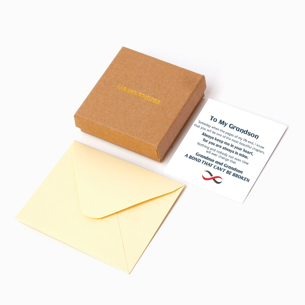 To My Grandson "A BOND THAT CAN'T BE BROKEN" Projection Bracelet