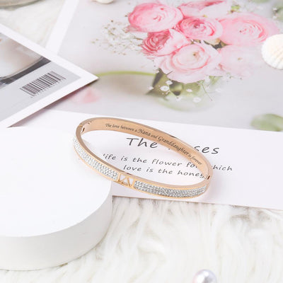 To My GRANDDAUGHTER "The love between a Nana and Granddaughter is forever" Bracelet - SARAH'S WHISPER