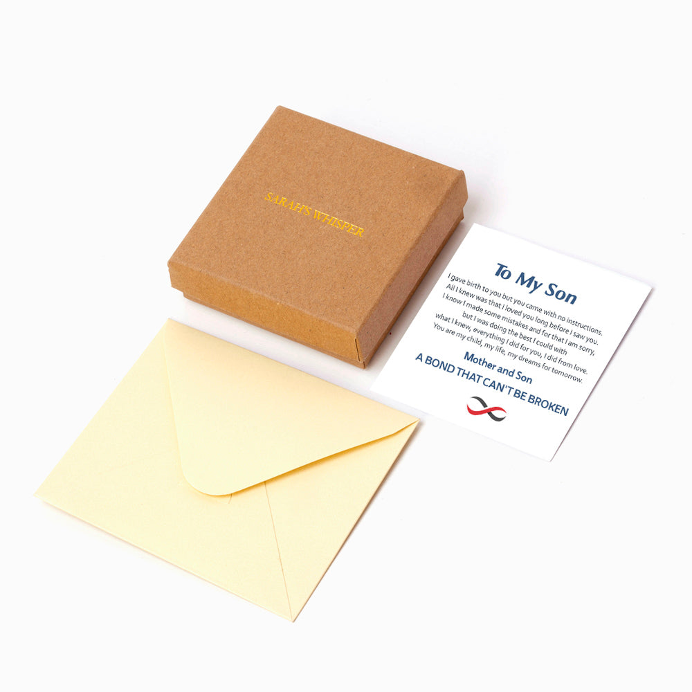 To My Son "A BOND THAT CAN'T BE BROKEN" Projection Bracelet