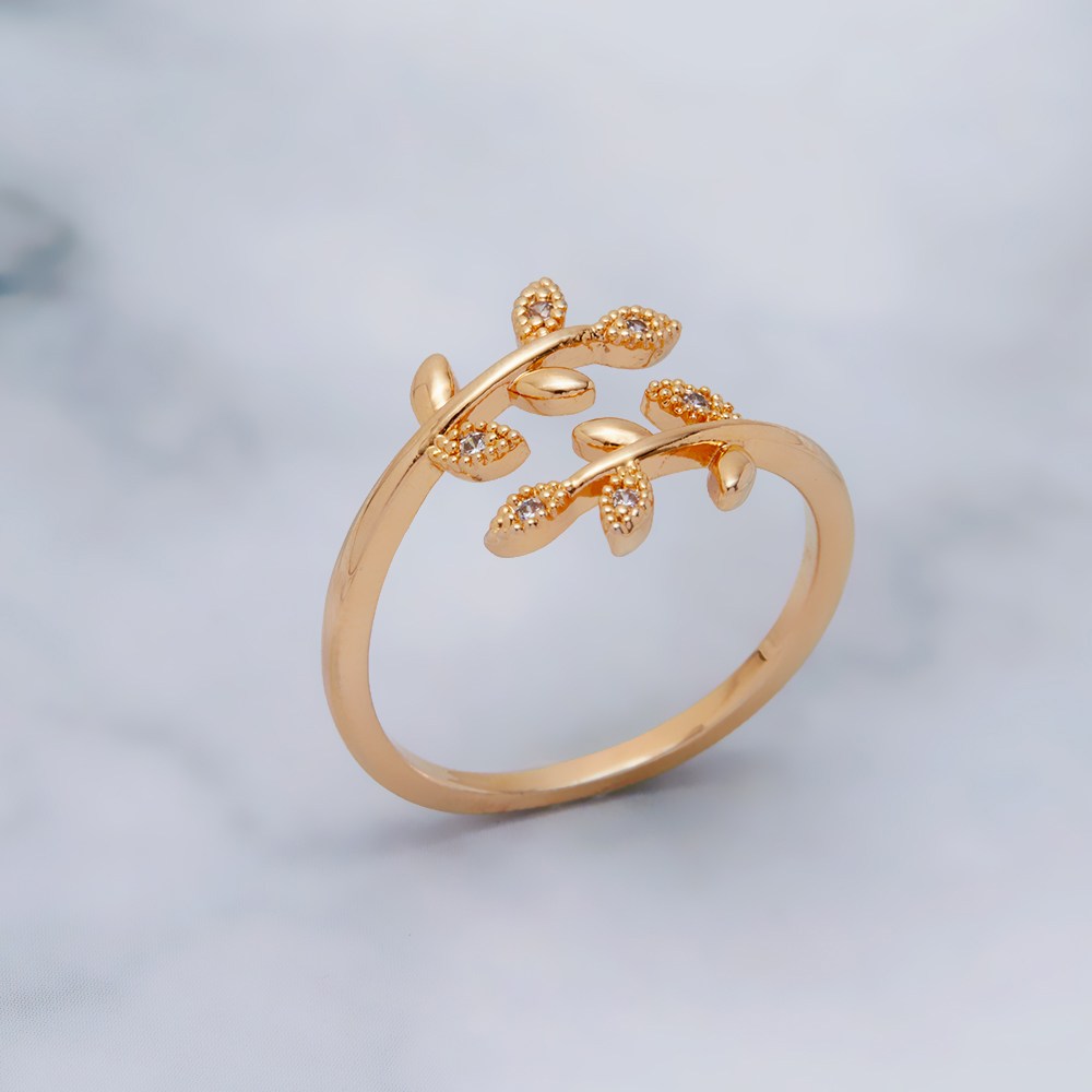 To My Daughter "BE-LEAF in yourself and grow through what you go through" Leaves Ring [🌿 Ring +💌 Gift Card + 🎁 Gift Bag + 💐 Gift Bouquet] - SARAH'S WHISPER