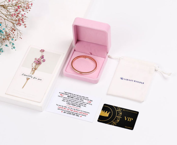 To My Daughter "I Love You to The Moon and Back" Forest Fritillary Bracelet - SARAH'S WHISPER