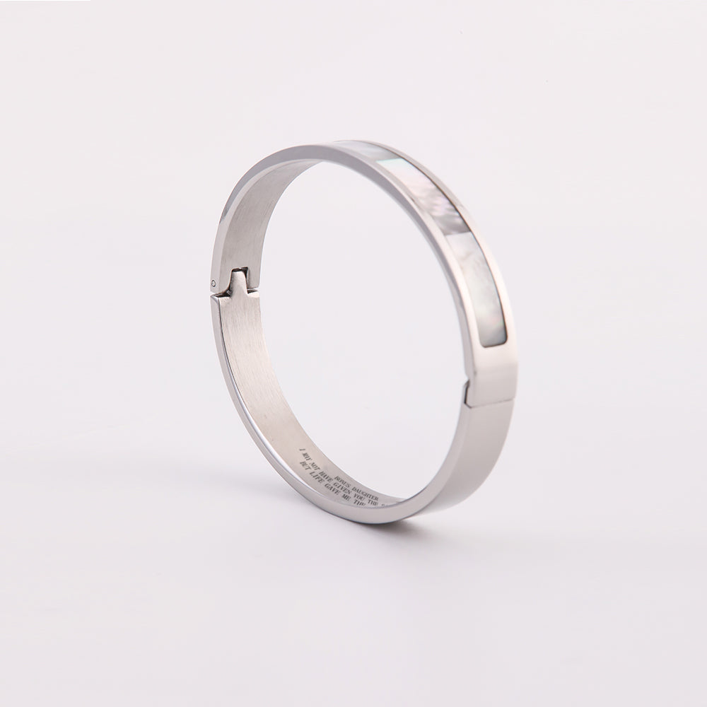 To My Bonus Daughter "BONUS DAUGHTER, I MAY NOT HAVE GIVEN YOU THE GIFT OF LIFE. BUT LIFE GAVE ME THE GIFT OF YOU" Bracelet - SARAH'S WHISPER