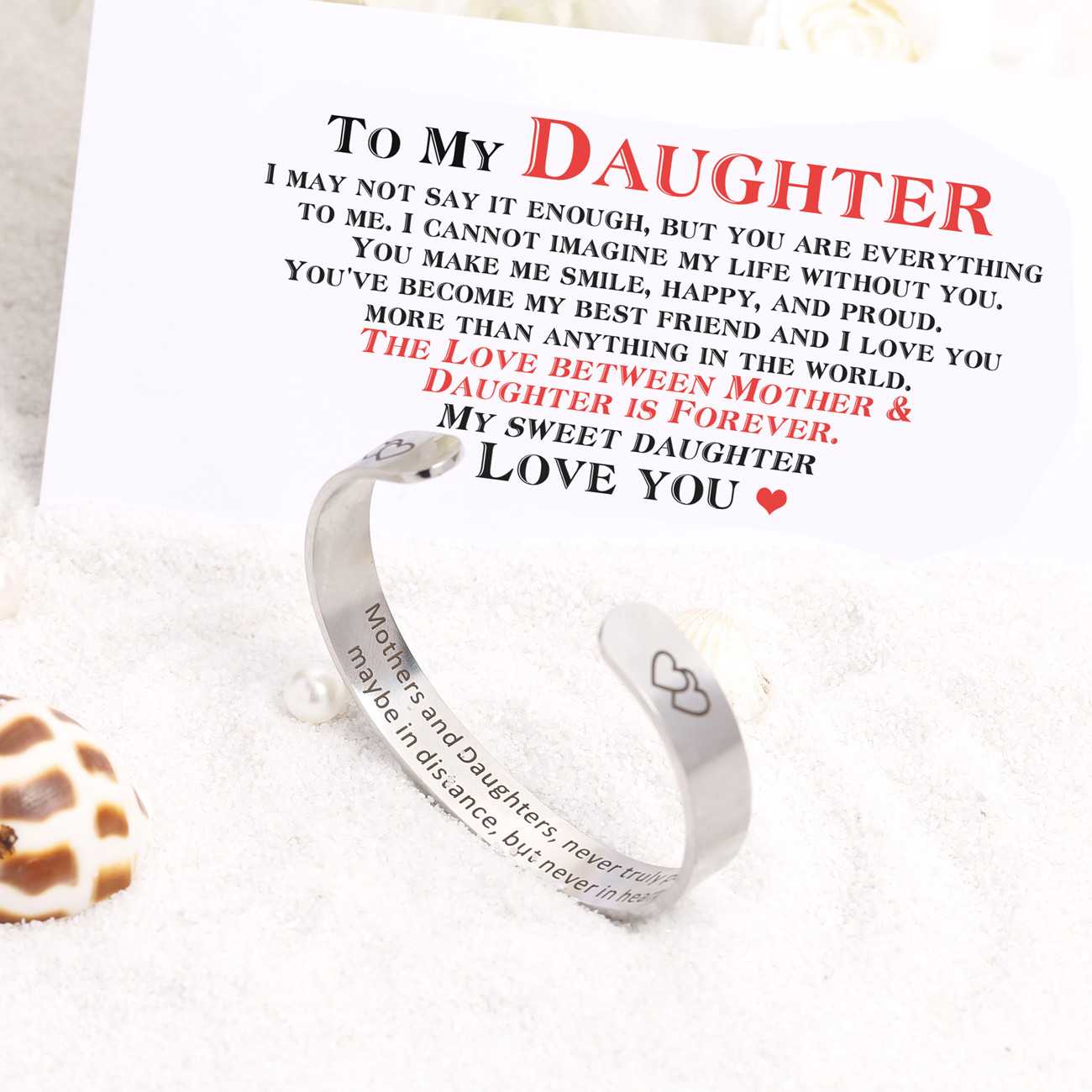 To My Mother or Daughter Bangle - SARAH'S WHISPER