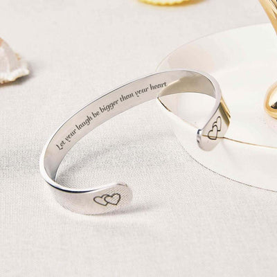 To My Daughter "Let your laugh be bigger than your heart"Bracelet - SARAH'S WHISPER