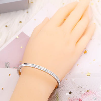 To My Daughter "YOU  ARE AS PRECIOUS AS A DIAMOND." Full Diamond Bracelet