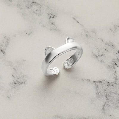 "They may see you are carrying a lovely cat, but they may not see this lovely cat is hugging you tightly with her paws" RING [🌿 RING +💌 GIFT CARD + 🎁 GIFT BAG + 💐 GIFT BOUQUET] - SARAH'S WHISPER