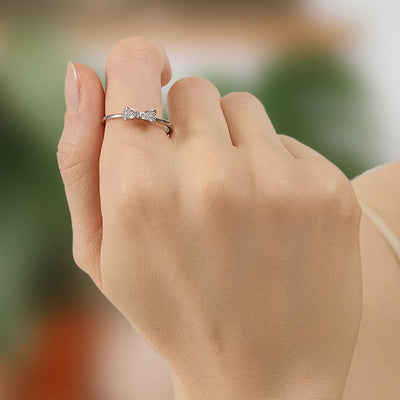 "You are beautiful" Bowkont Ring [🎀 Ring +💌 Gift Card + 🎁 Gift Bag + 💐 Gift Bouquet] - SARAH'S WHISPER