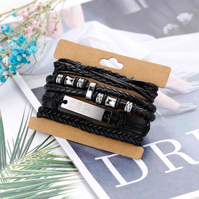 To My Grandson"Love My Grandson "Men's Bracelet [💞 Bracelet +💌 Gift Card + 🎁 Gift Box + 💐 Gift Bouquet] - SARAH'S WHISPER