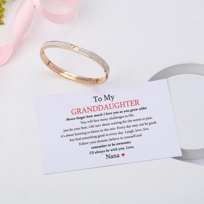 To My GRANDDAUGHTER "The love between a Nana and Granddaughter is forever" Bracelet - SARAH'S WHISPER