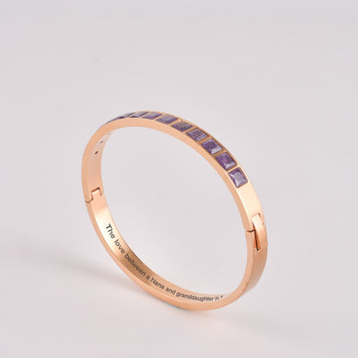 To My GRANDDAUGHTER "The love between a Nana and granddaughter is forever" Bracelet - SARAH'S WHISPER