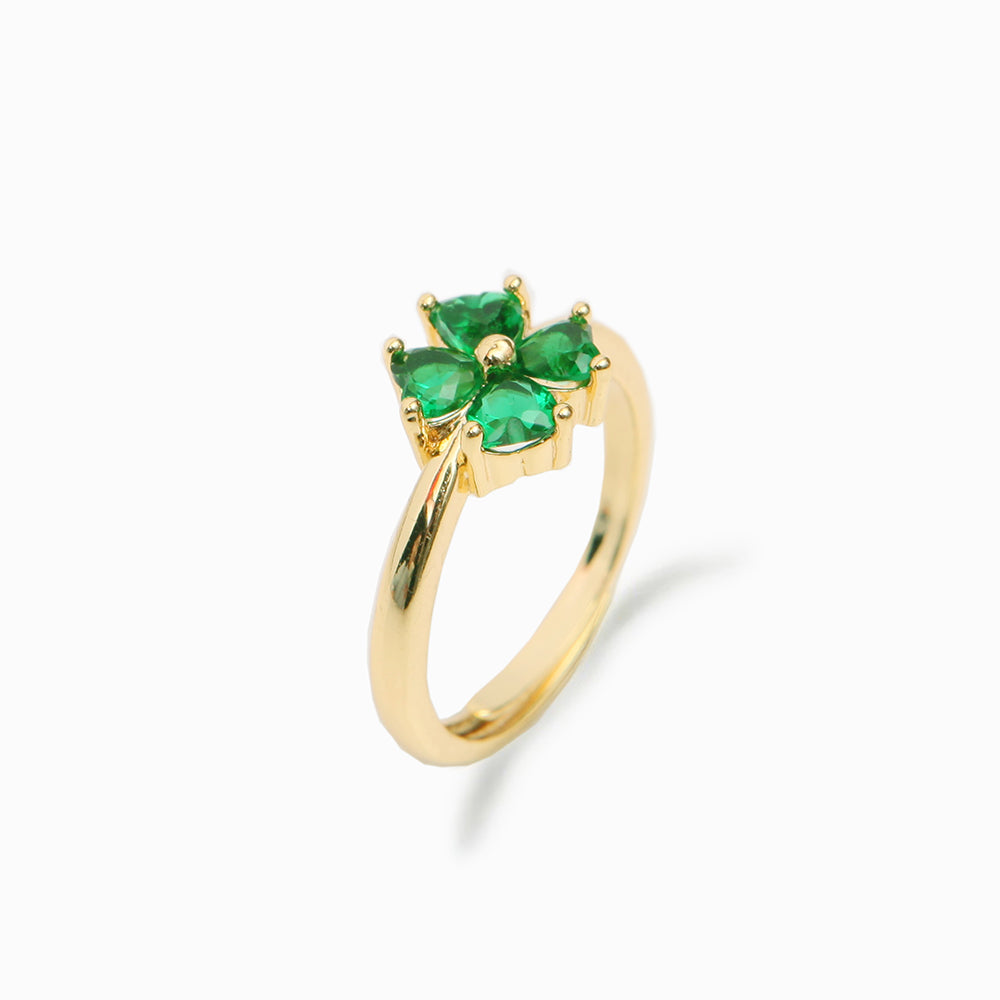 "The more you practice, the luckier you get" Adjustable Ring
