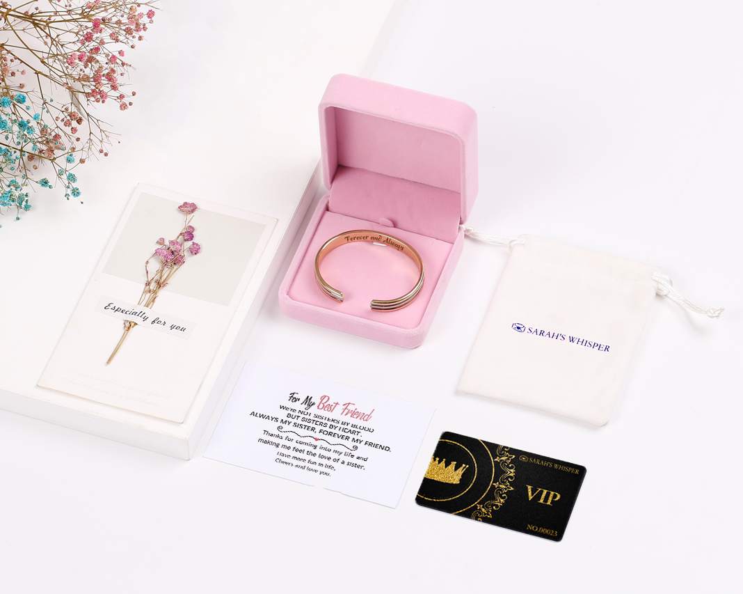 For My Best Friend "Forever and Always" Bracelet - SARAH'S WHISPER
