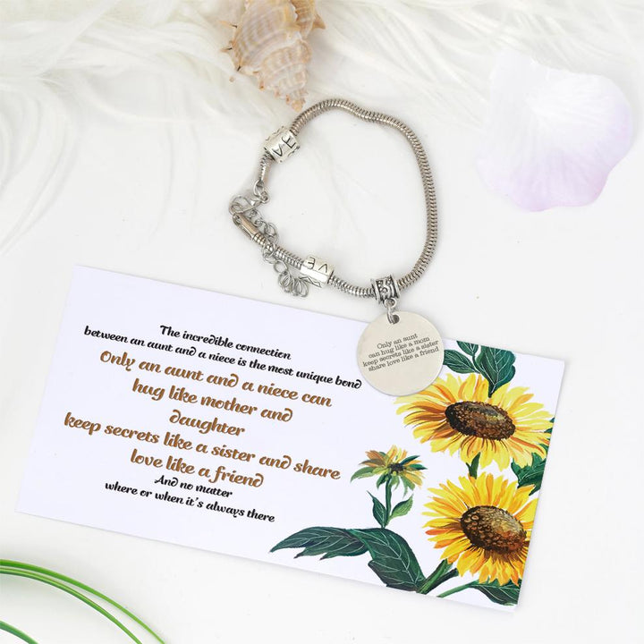 [Multiple Family Members] To Your Granddaughter/Bonus Daughter/Friend/Sister/Daughter/Aunt/Mom Bracelet - Full Of Love - SARAH'S WHISPER