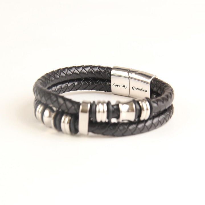 To My Grandson "Love My Grandson" Bracelet - SARAH'S WHISPER