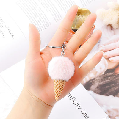 To My Daughter "Life is like an ice cream, enjoy it before it melts" KEY RING[💞 KEY RING +💌 GIFT CARD + 🎁 GIFT BOX + 💐 GIFT BOUQUET] - SARAH'S WHISPER