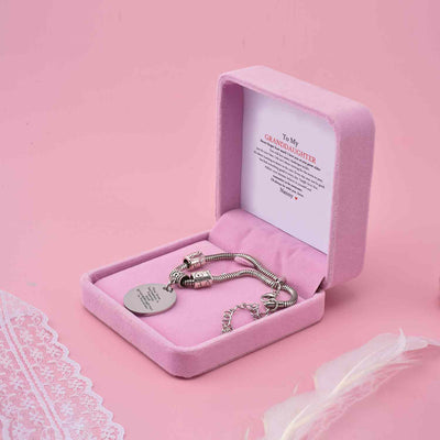 To My GRANDDAUGHTER "The love between a Nanny and Granddaughter is forever" Bracelet - From Nanny - SARAH'S WHISPER