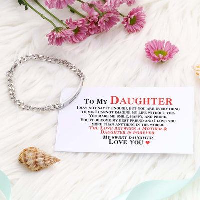 To My Daughter "The Love between a Mother & Daughter is Forever" Bracelet - SARAH'S WHISPER