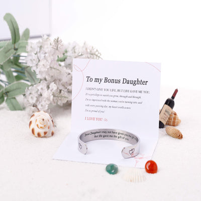 TO MY BONUS DAUGHTER BANGLE - SARAH'S WHISPER