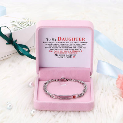 To My Daughter "The Love between a Mother & Daughter is Forever" Bracelet - SARAH'S WHISPER