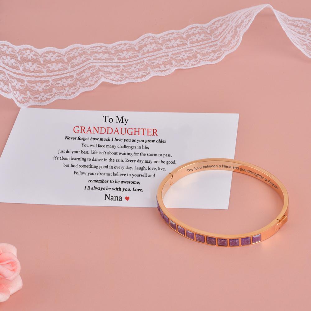 To My GRANDDAUGHTER "The love between a Nana and granddaughter is forever" Bracelet - SARAH'S WHISPER