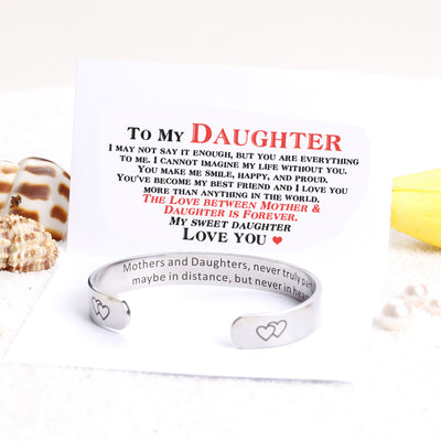 To My Mother or Daughter Bangle - SARAH'S WHISPER