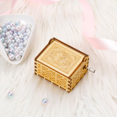 To My Bonus Daughter "I DIDN'T GIVE YOU LIFE, BUT LIFE GAVE ME YOU." Wooden Music Box - SARAH'S WHISPER