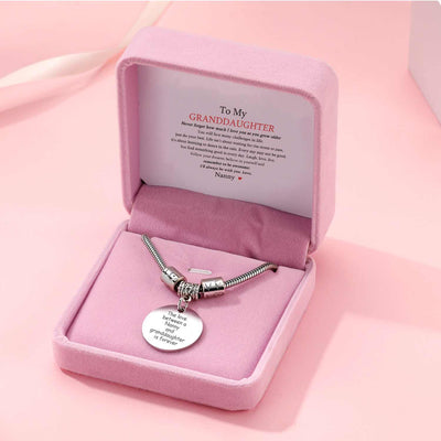 To My GRANDDAUGHTER "The love between a Nanny and Granddaughter is forever" Bracelet - From Nanny - SARAH'S WHISPER