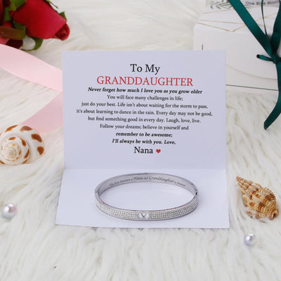 To My GRANDDAUGHTER "The love between a Nana and Granddaughter is forever" Bracelet - SARAH'S WHISPER