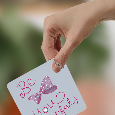 "You are beautiful" Bowkont Ring [🎀 Ring +💌 Gift Card + 🎁 Gift Bag + 💐 Gift Bouquet] - SARAH'S WHISPER