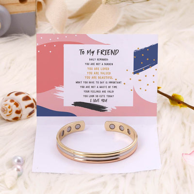 To My FRIEND "YOU ARE LOVED YOU ARE VALUED YOU ARE BEAUTIFUL" Bracelet - SARAH'S WHISPER