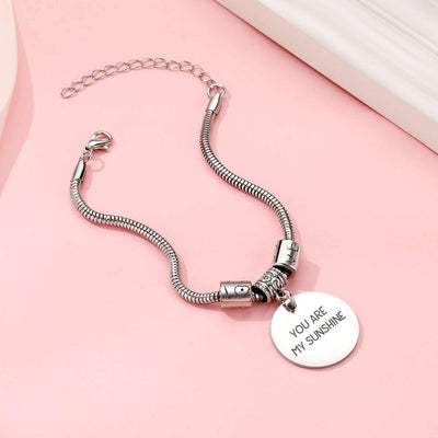 To My Bonus Daughter "YOU ARE MY SUNSHINE" Bracelet - SARAH'S WHISPER