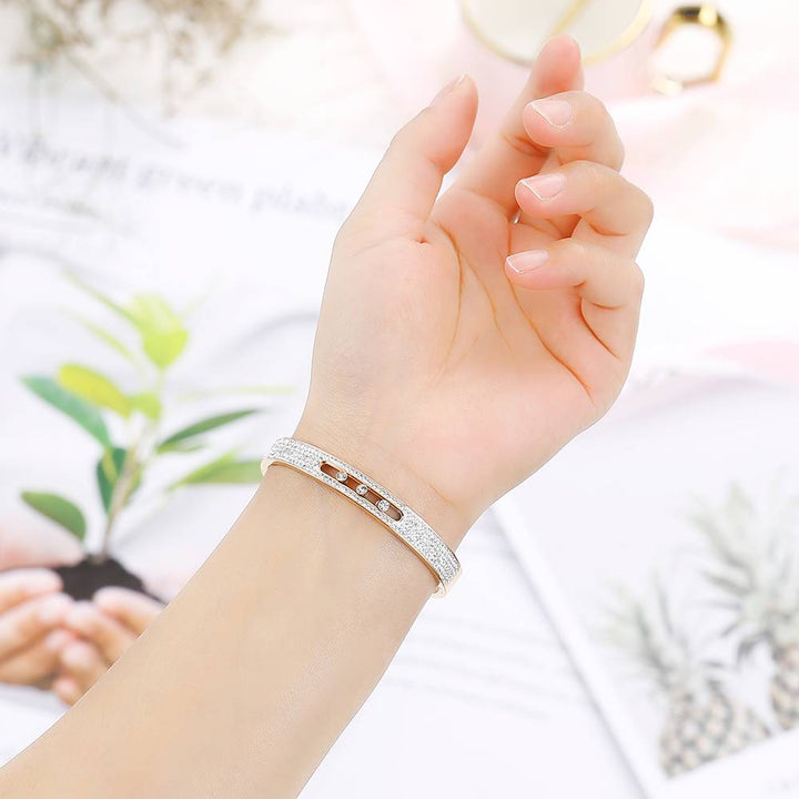 To My GRANDDAUGHTER "The love between a Nana and Granddaughter is forever" Hollow Bracelet - SARAH'S WHISPER