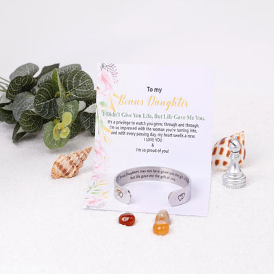 TO MY BONUS DAUGHTER BANGLE - SARAH'S WHISPER