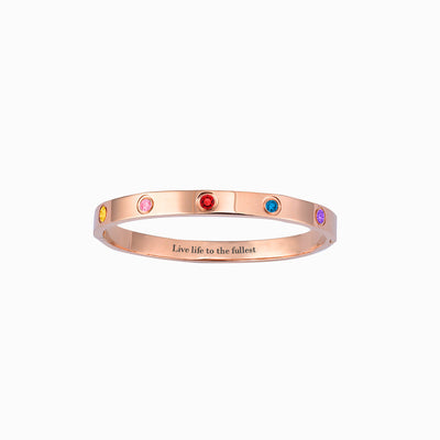 To My Daughter "Life is colorful" Bracelet