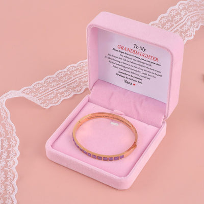 To My GRANDDAUGHTER "The love between a Nana and granddaughter is forever" Bracelet - SARAH'S WHISPER