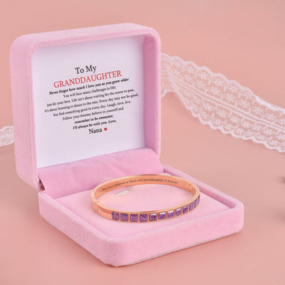 To My GRANDDAUGHTER "The love between a Nana and granddaughter is forever" Bracelet - SARAH'S WHISPER