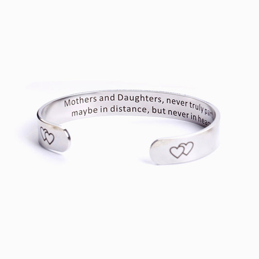 To My Mother or Daughter Bangle