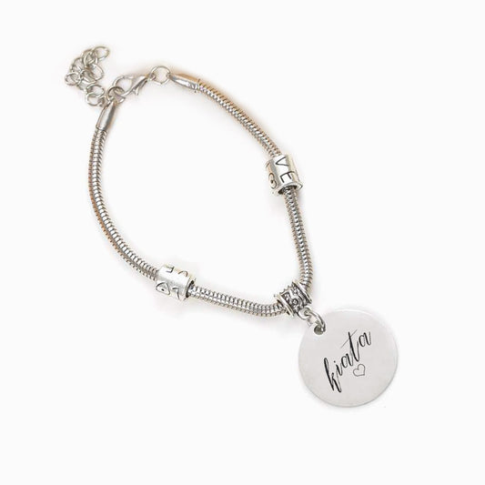 To My Daughter-in-law "i May Not Have Given You The Gift Of Life. But Life Gave Me The Gift Of You" Bracelet
