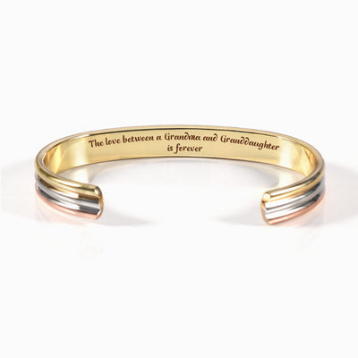 To My GRANDDAUGHTER "The love between a [grandma] and granddaughter is forever" Bracelet