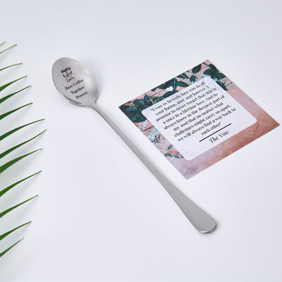To My Lover "Let's Have Coffee Together Forever" Spoon - SARAH'S WHISPER