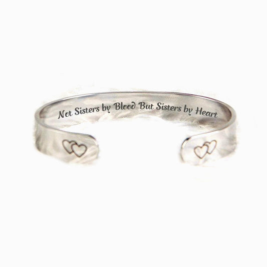 For My Best Friend "Not Sisters by Blood But Sisters by Heart" Bracelet