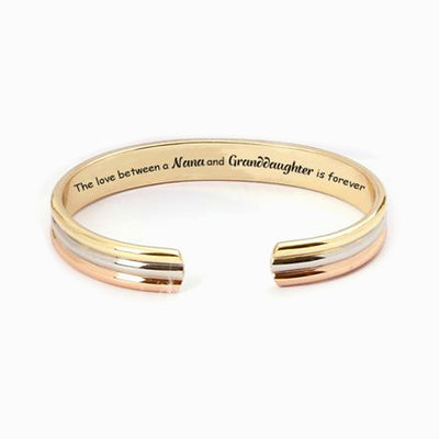 To My GRANDDAUGHTER "The love between a Nana and Granddaughter is forever" Bracelet