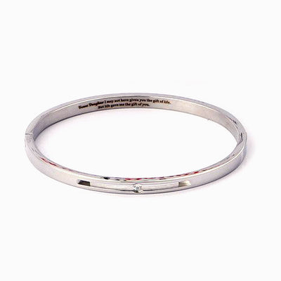To my Bonus Daughter "BONUS DAUGHTER, I MAY NOT HAVE GIVEN YOU THE GIFT OF LIFE. BUT LIFE GAVE ME THE GIFT OF YOU" Bracelet